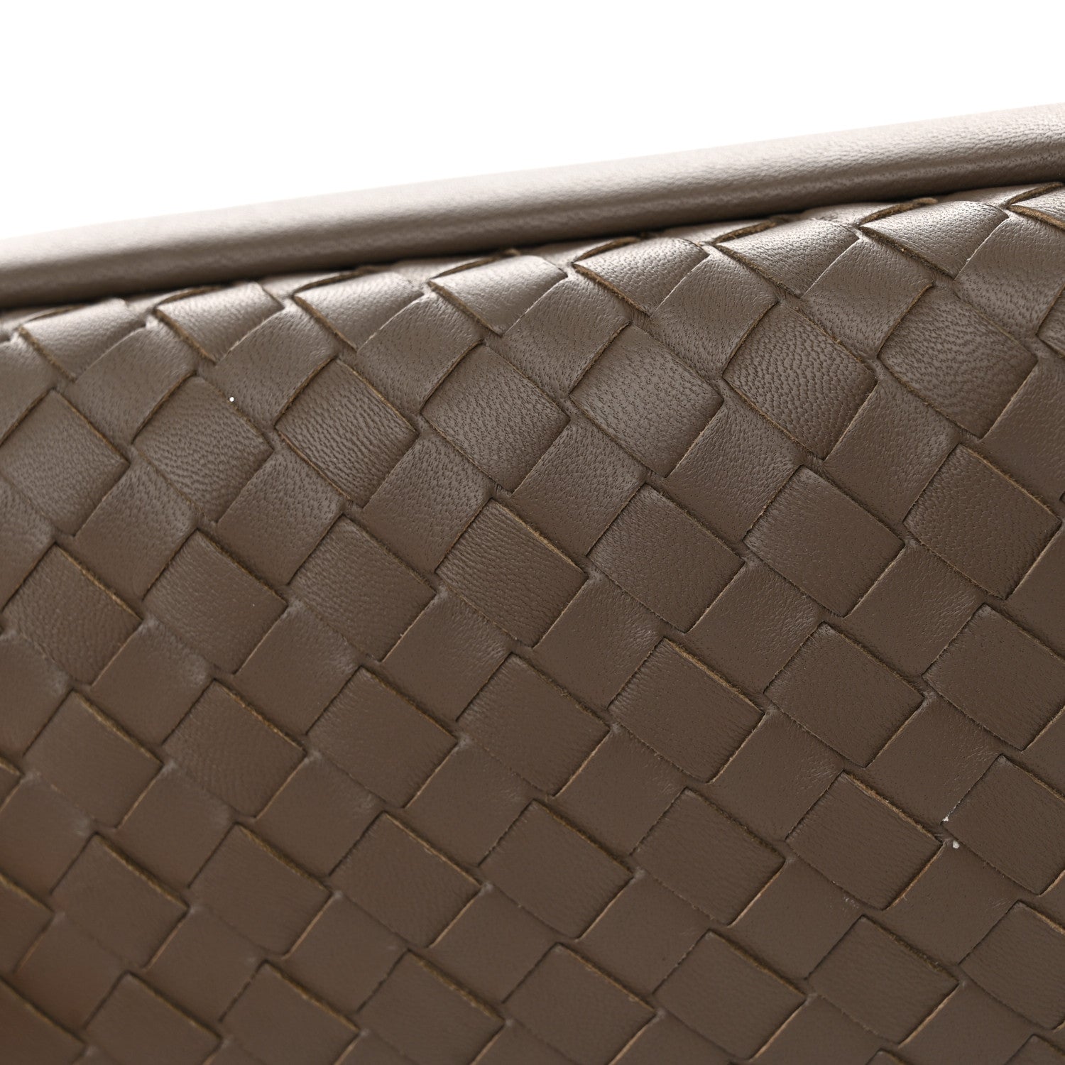 Bottega Veneta Nappa Intrecciato Chain Knot Clutch Steel 11 of 13