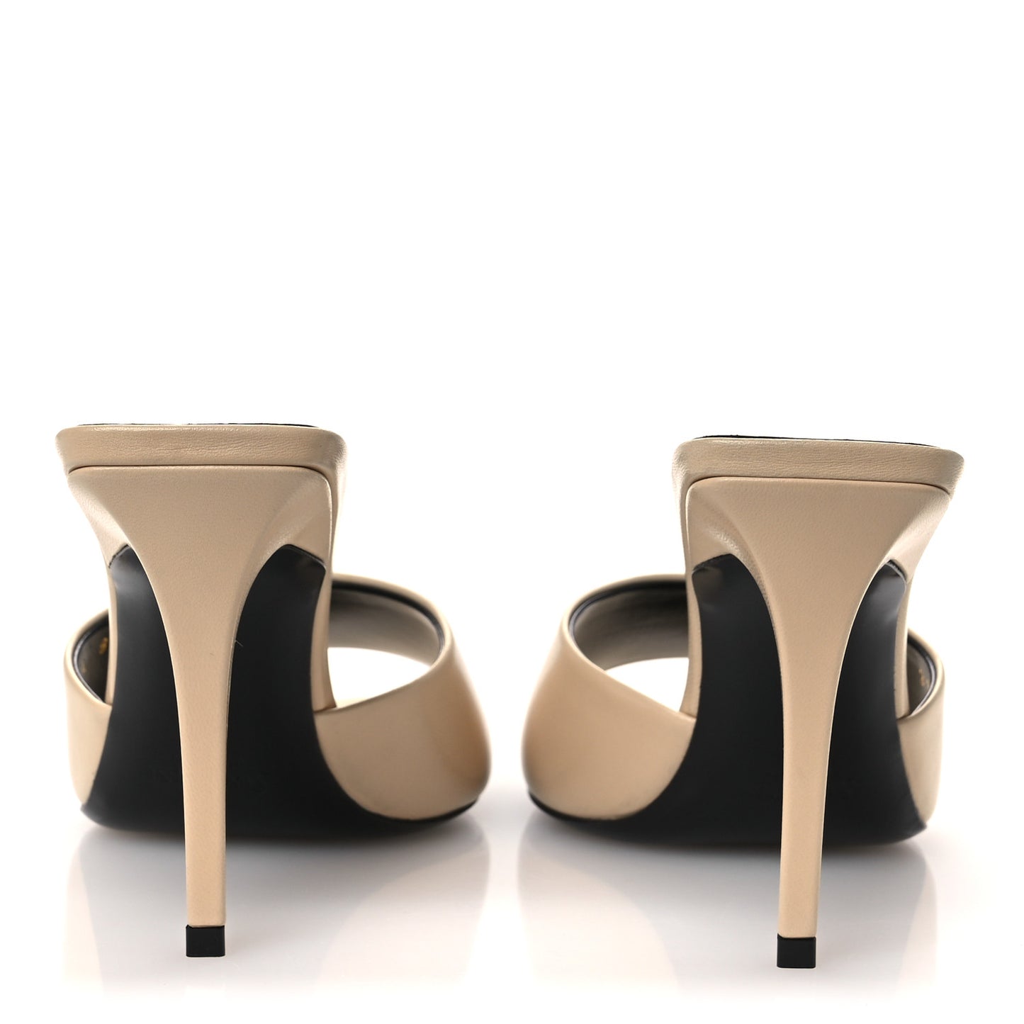 Smooth Calfskin Romy 90 Sandals 39 Soft White