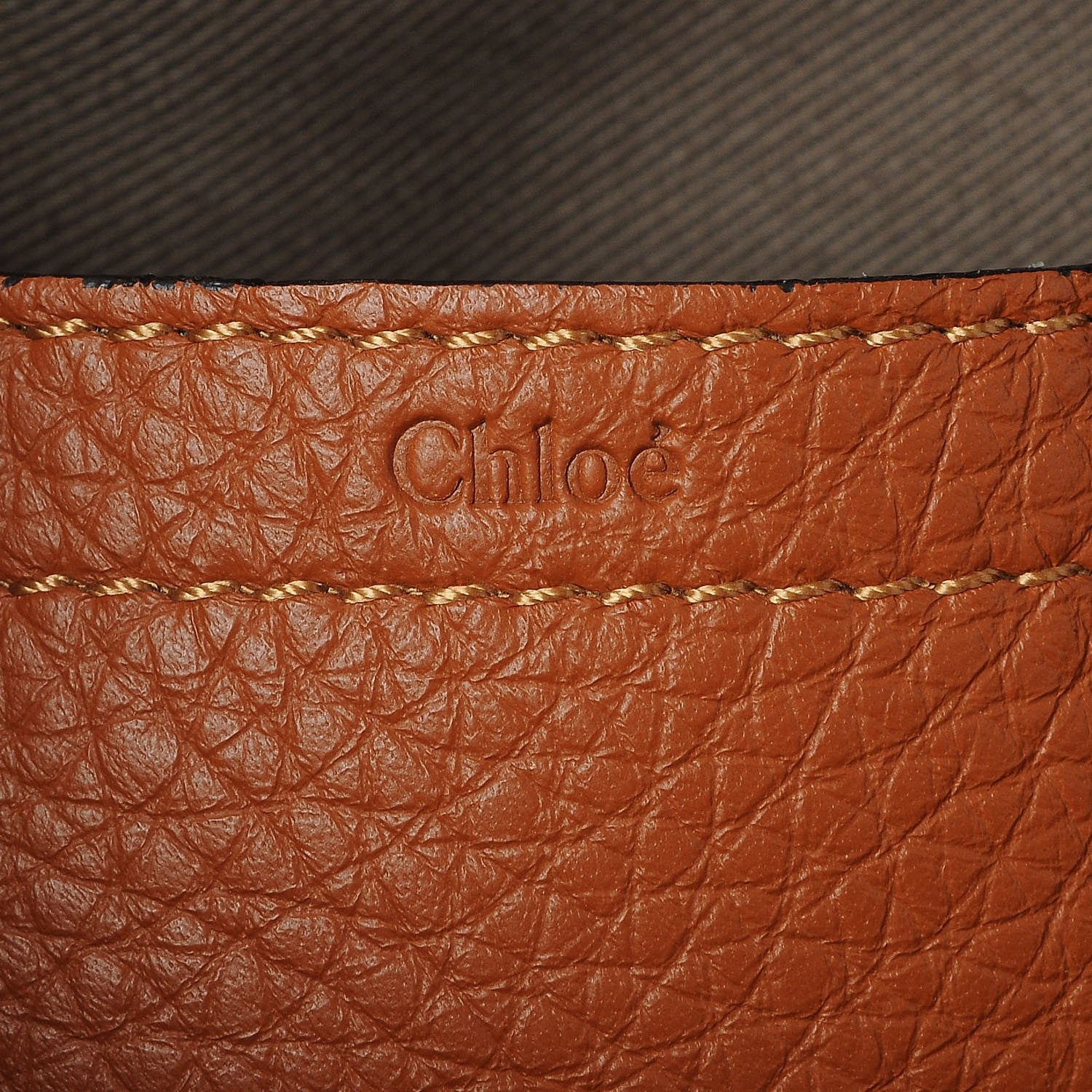 Chloe Calfskin Medium Marcie Round Crossbody Bag Tan 6 of 8