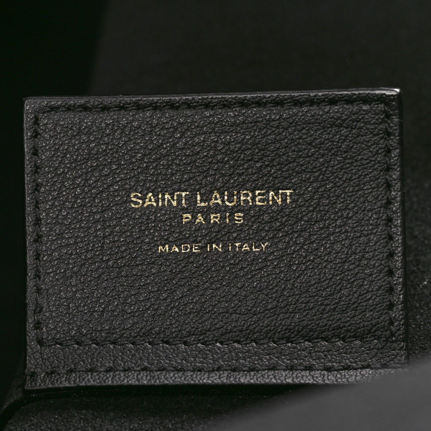 Calfskin Large Shopping Tote Black