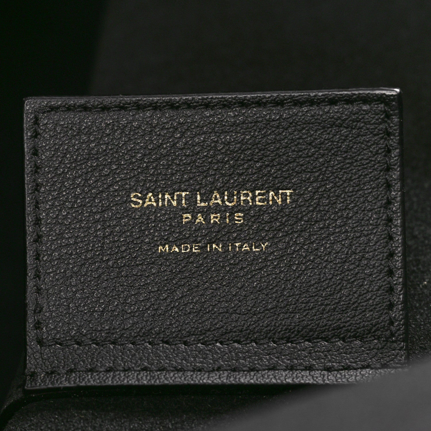 Saint Laurent Calfskin Large Shopping Tote Black 7 of 11