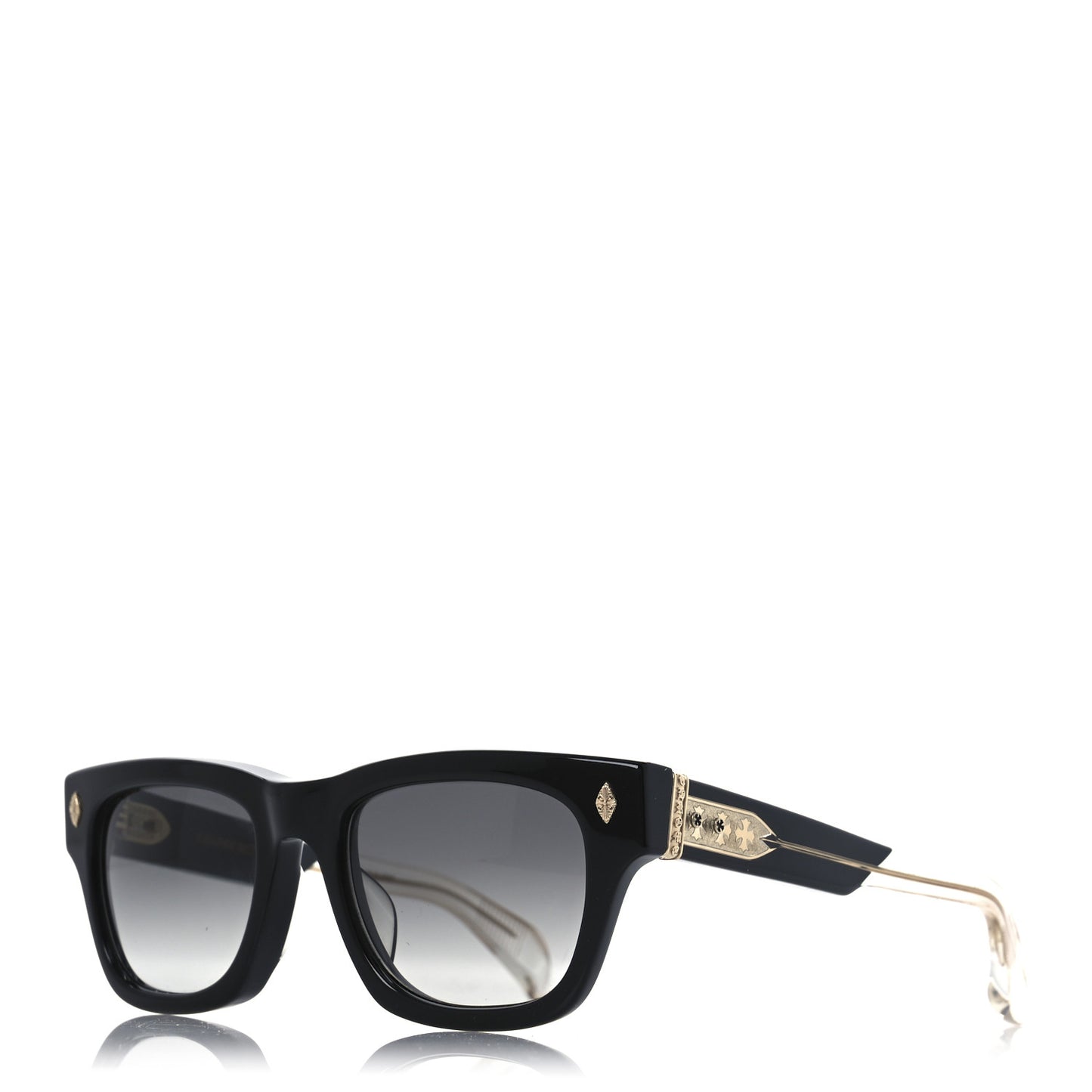 Acetate Dick Fitzener Sunglasses Black