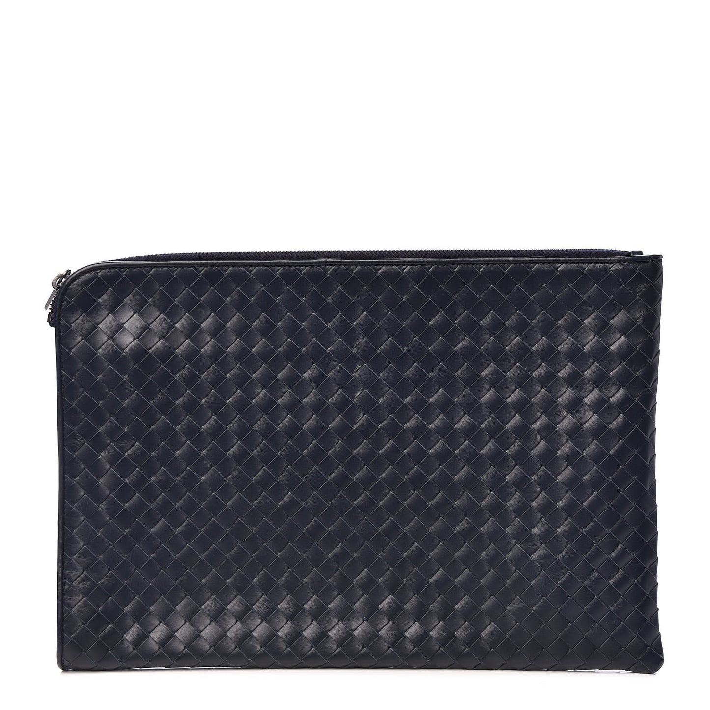 Calfskin Intrecciato Small Document Light Tourmaline