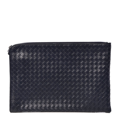 Bottega Veneta Calfskin Intrecciato Small Document Light Tourmaline 1 of 11