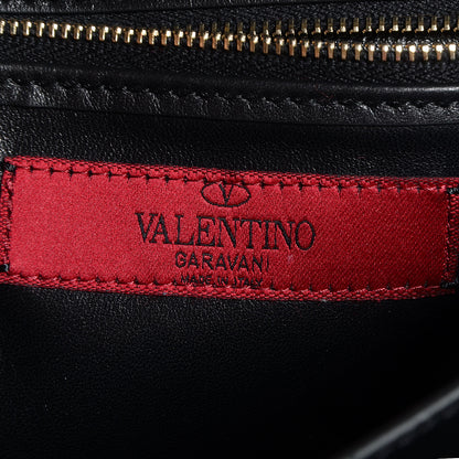 Valentino Garavani Vitello My Own Code Flap Clutch Black 7 of 9