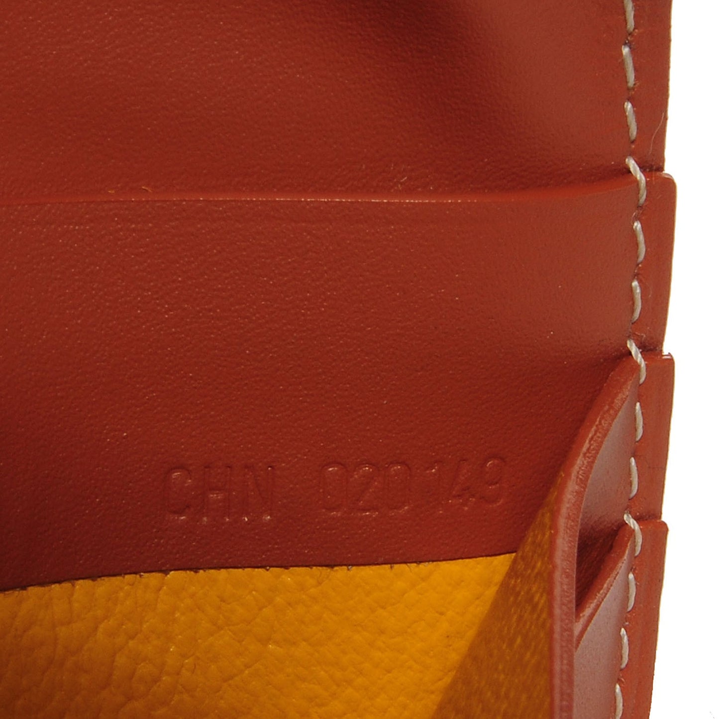 Goyardine Saint Marc Folding Card Case Black Gold