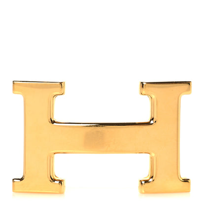 Hermes Polished 32mm H Belt Buckle Gold 1 of 5