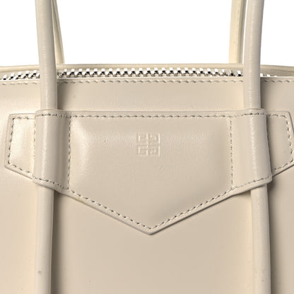 Givenchy Box Calfskin Mini Lock Antigona Shoulder Bag White 8 of 12