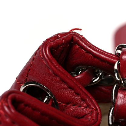 Chanel Lambskin Quilted East West Accordion Flap Light Bordeaux 15 of 15