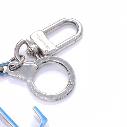 Louis Vuitton LV Initials Key Holder Blue 4 of 4