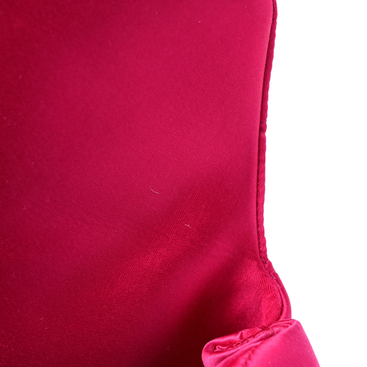 Satin Quilted Sade Puffer Envelope Clutch Bubblegum