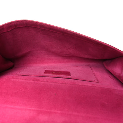 Saint Laurent Calfskin Classic Y Ligne Clutch Fuchsia 5 of 12