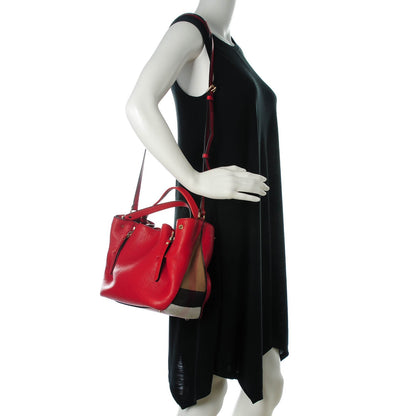 Burberry Calfskin Small Maidstone Cadmium Red 2 of 8