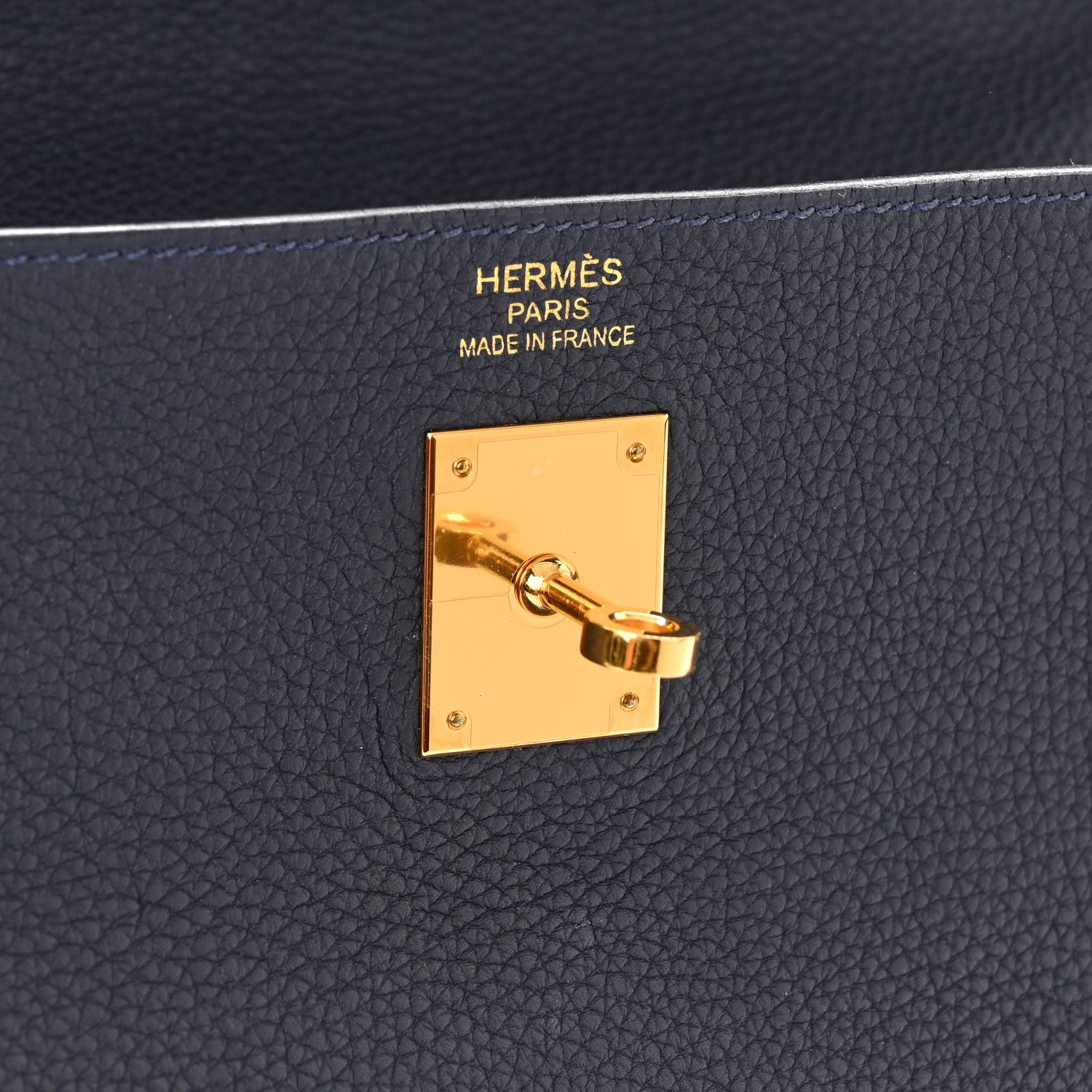 Hermes Togo Kelly Retourne 35 Bleu Indigo 6 of 10
