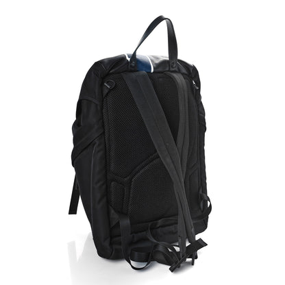 Prada Tessuto Nylon Saffiano Travel Backpack Black 3 of 8