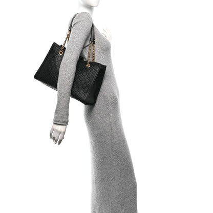 Gucci Guccissima Medium Padlock Tote Black 2 of 11