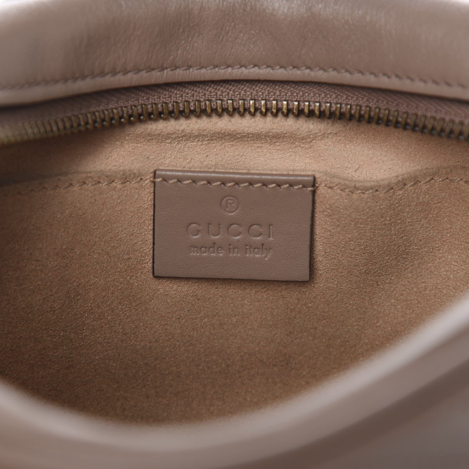 Gucci Calfskin Matelasse Mini GG Marmont Chain Shoulder Bag Porcelain Rose 5 of 9