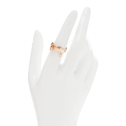 Hermes 18K Rose Gold Kelly Gavroche Ring 55 7.25 2 of 5