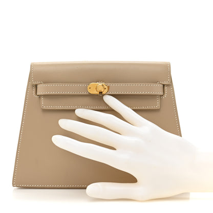 Hermes Box Kelly Danse Pochette Argile 2 of 12