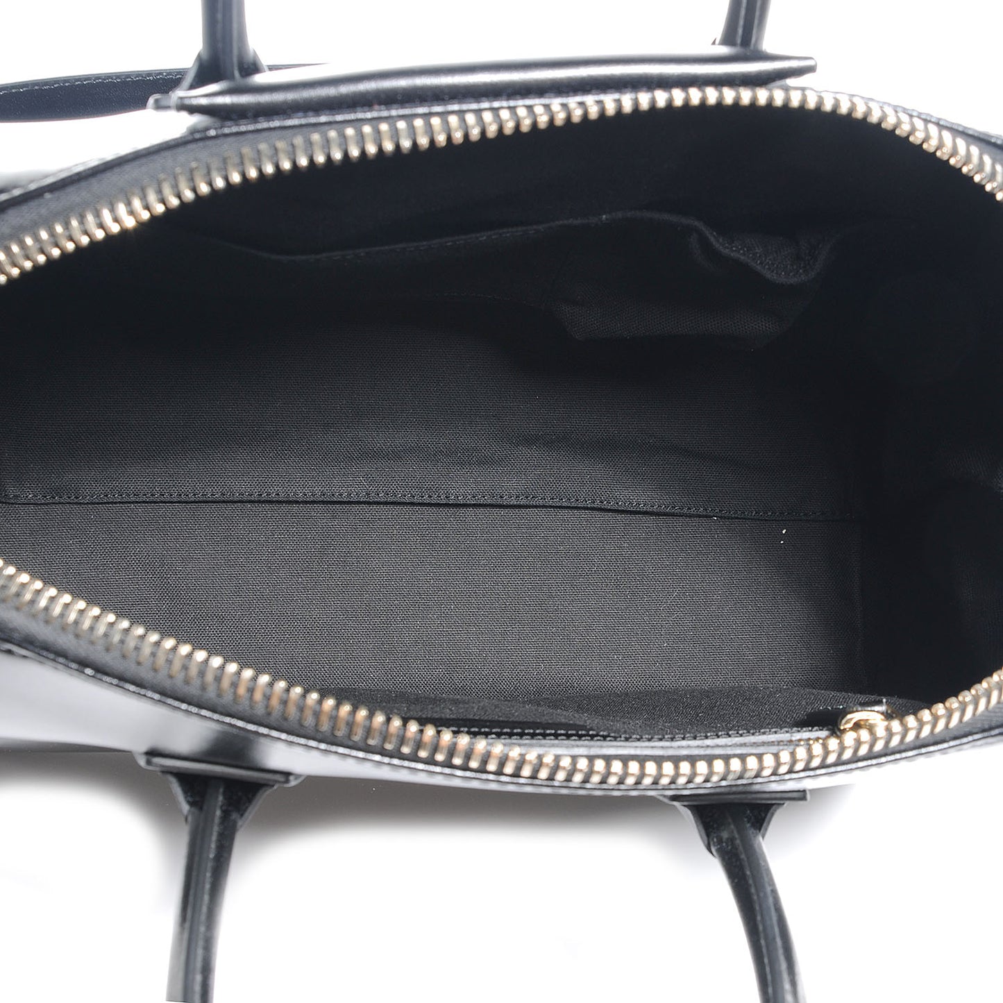Shiny Lord Calfskin Medium Antigona Black