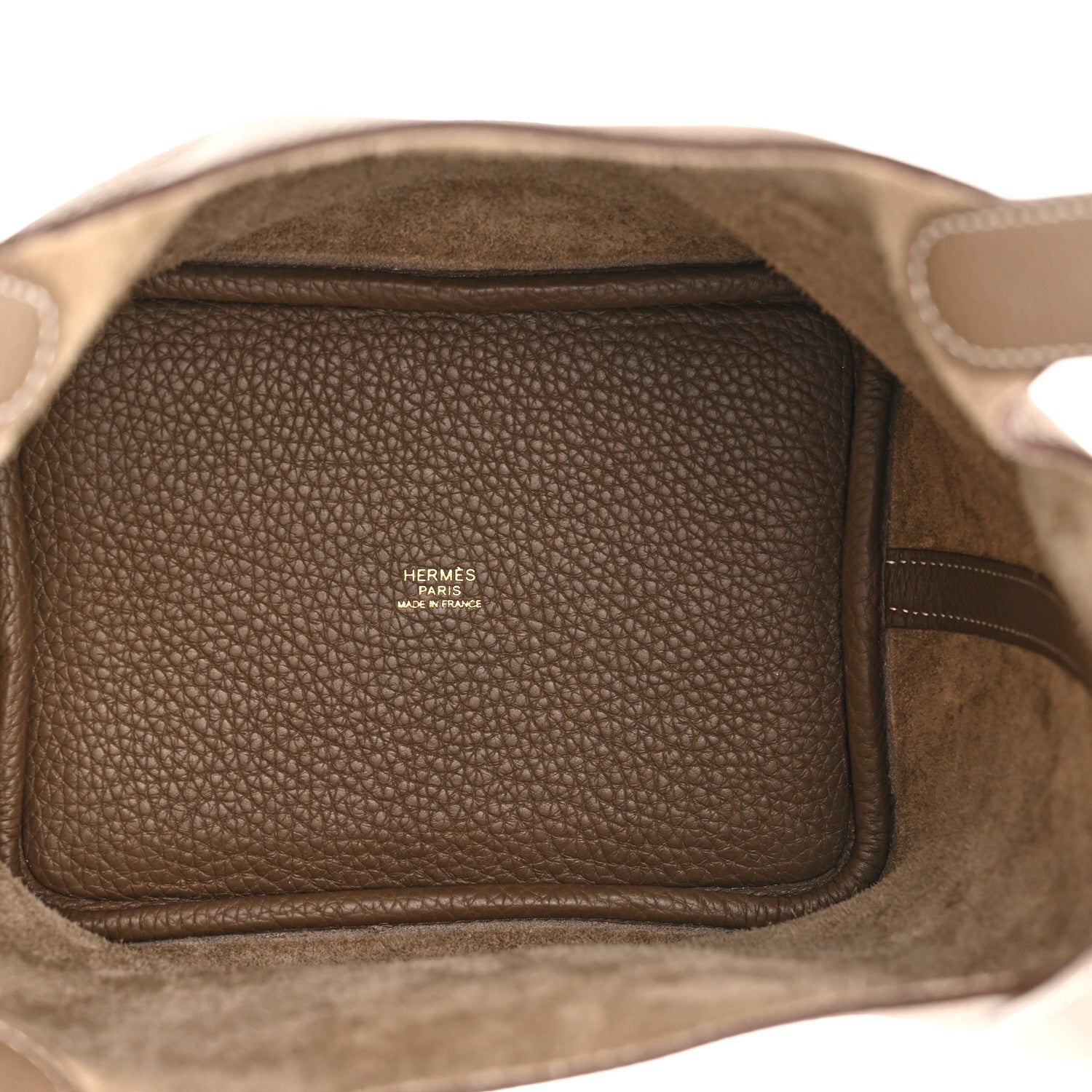 Hermes Taurillon Clemence Picotin Lock 18 PM Etoupe 5 of 11