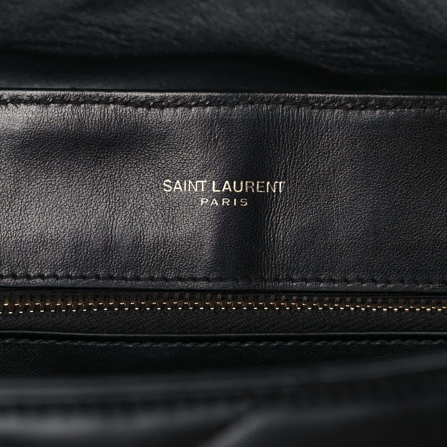 Saint Laurent Calfskin Y Quilted Monogram Large Loulou Chain Satchel Black 6 of 12