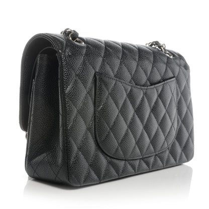 Chanel Caviar Quilted Medium Double Flap Black 3 of 11