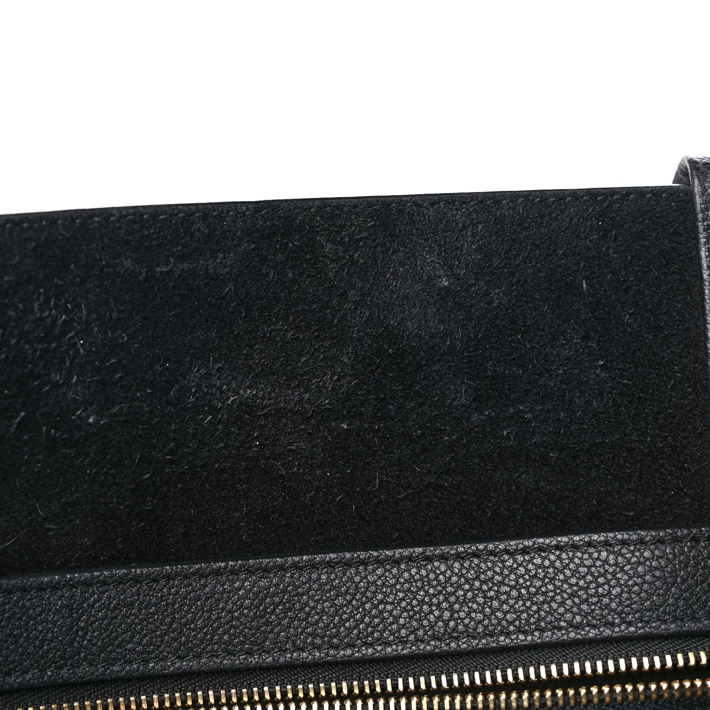 Soft Grained Calfskin Small Belt Cabas Phantom Black