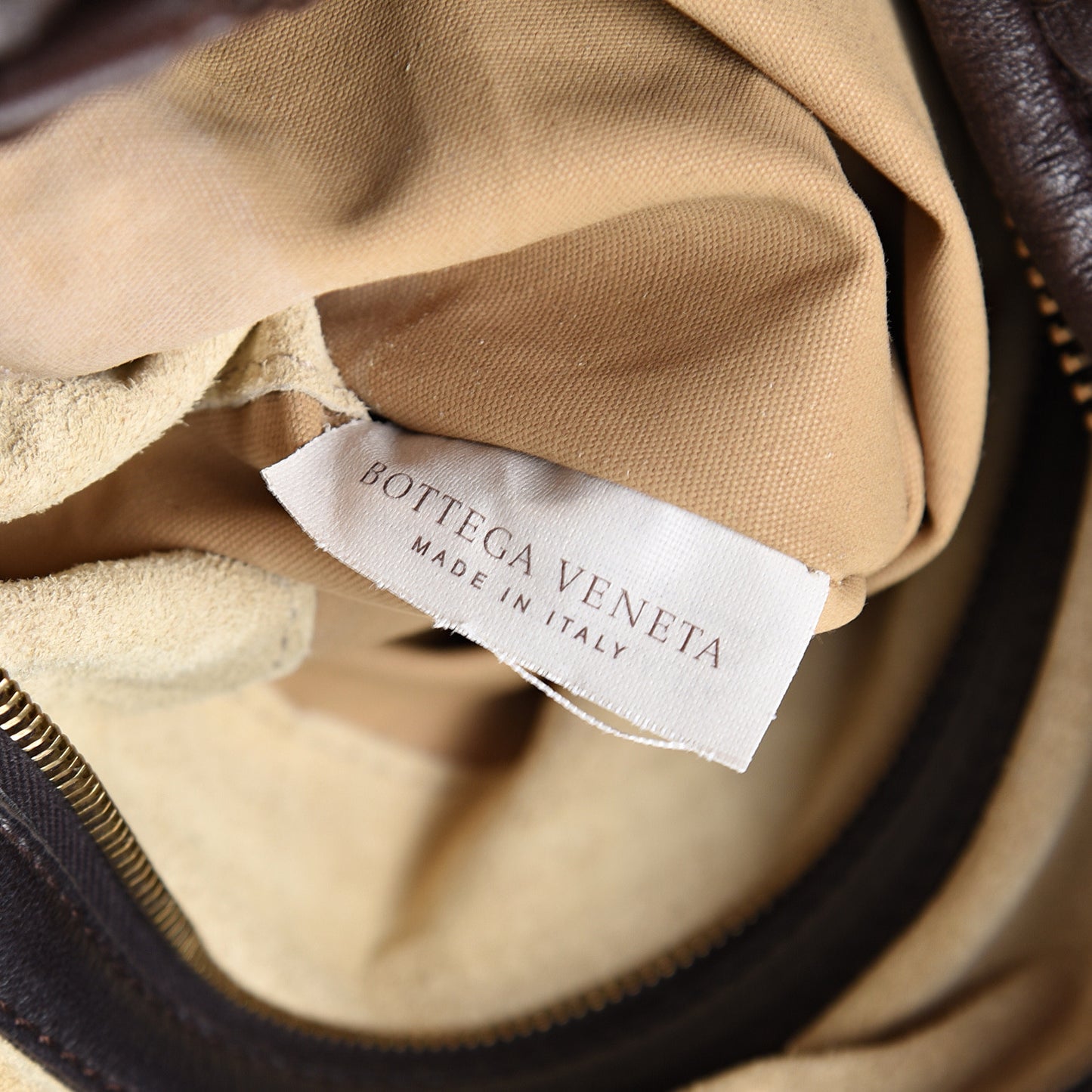 Nappa Intrecciato Large Veneta Hobo Ebano