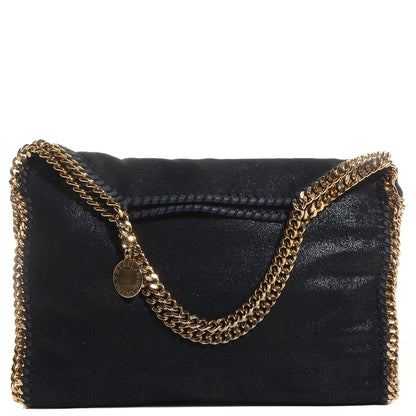 Stella McCartney Shaggy Deer Small Falabella Fold Over Tote Black 1 of 9