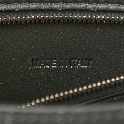 Balenciaga Shiny Calfskin Crocodile Embossed Small Hourglass Top Handle Bag Dark Grey 7 of 10