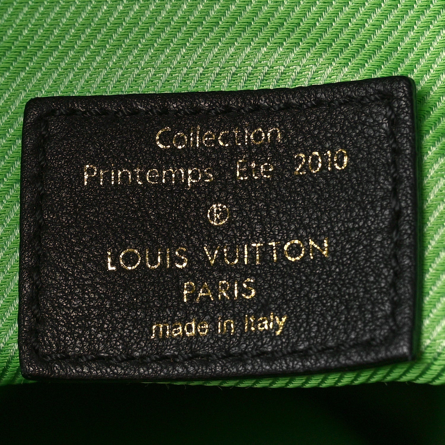 Louis Vuitton Fabric Jacquard Monogram Cheche Gypsy PM Vert 6 of 9