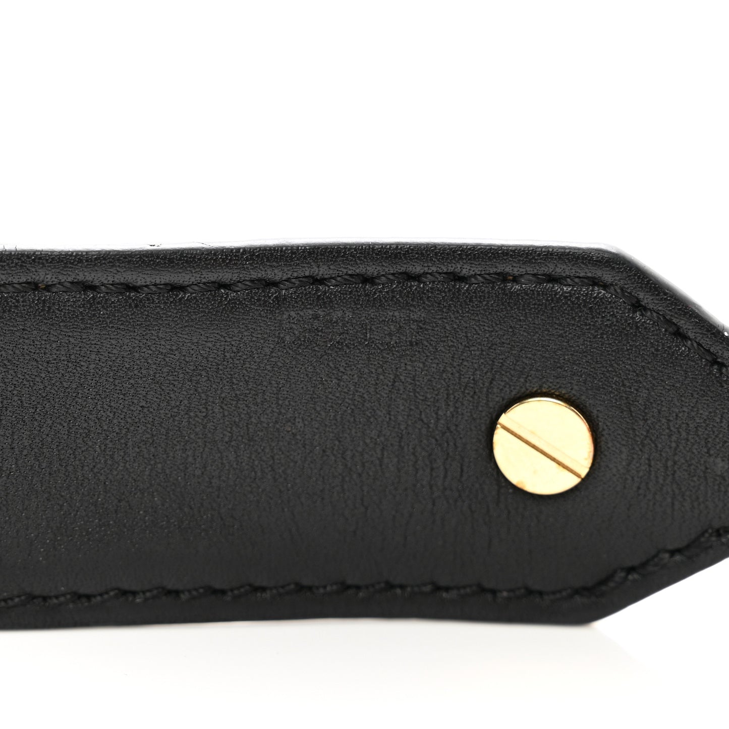 Reverse Monogram Bandouliere Shoulder Strap XL Black