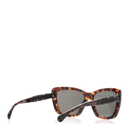 Chanel Acetate Calfskin Square Sunglasses 5476-Q-A Tortoise 4 of 8