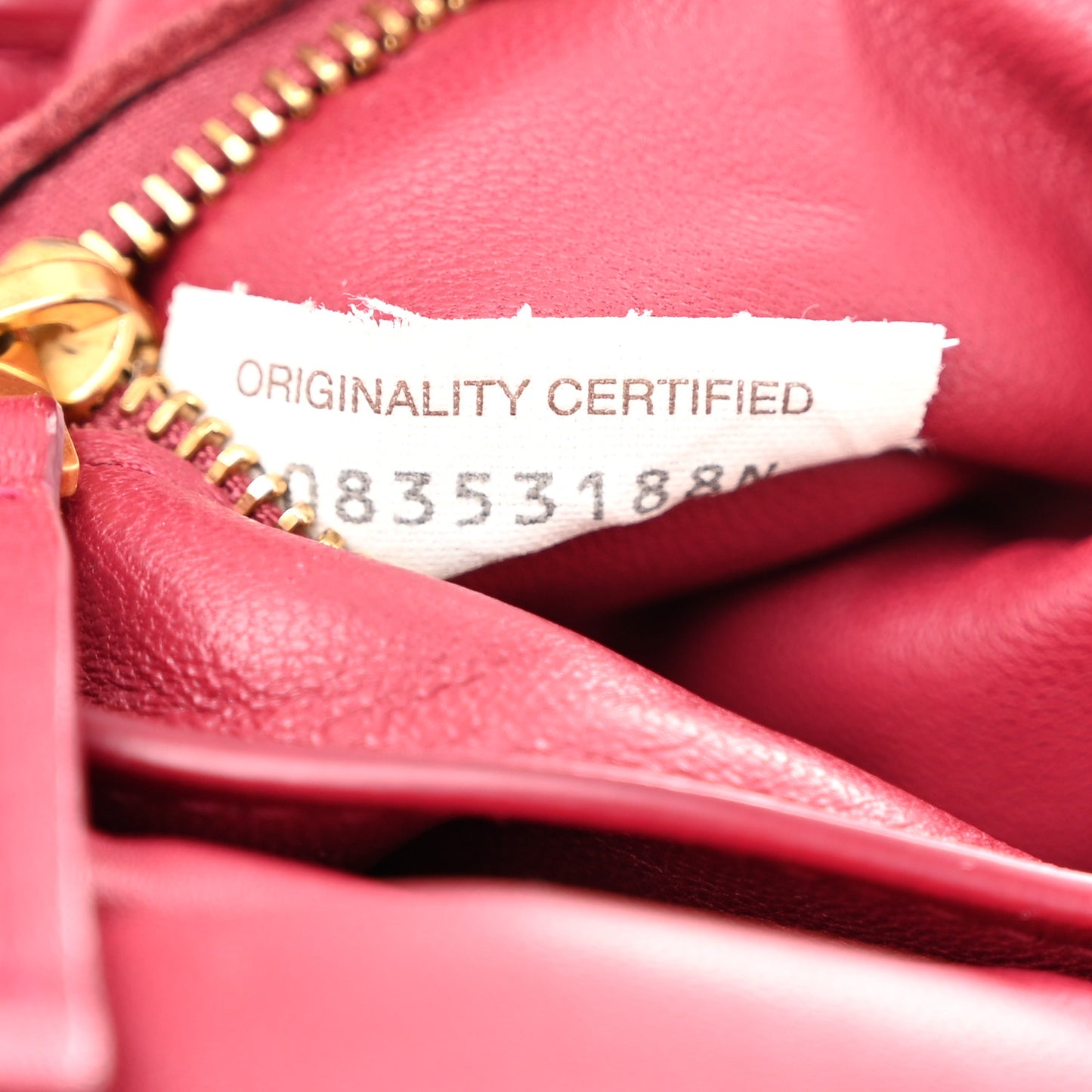 Nappa Maxi Intrecciato Padded Cassette Crossbody Bag Amaranto