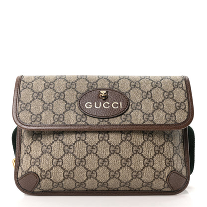 Gucci GG Supreme Monogram Neo Vintage Web Belt Bag Brown 1 of 9