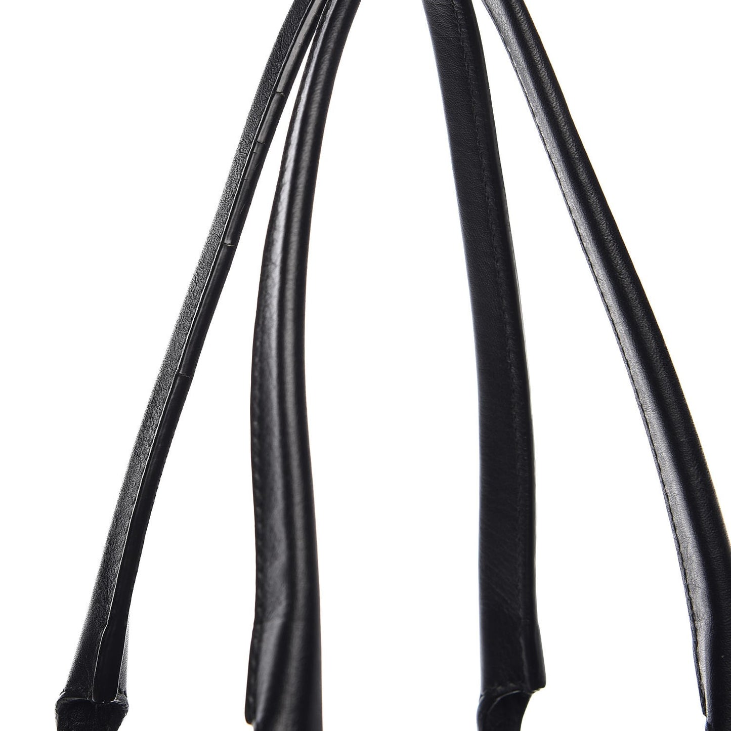 Supple Calfskin Papier A4 Zip Around Tote Black