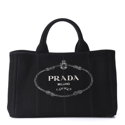 Prada Canapa Logo Tote Black 1 of 11