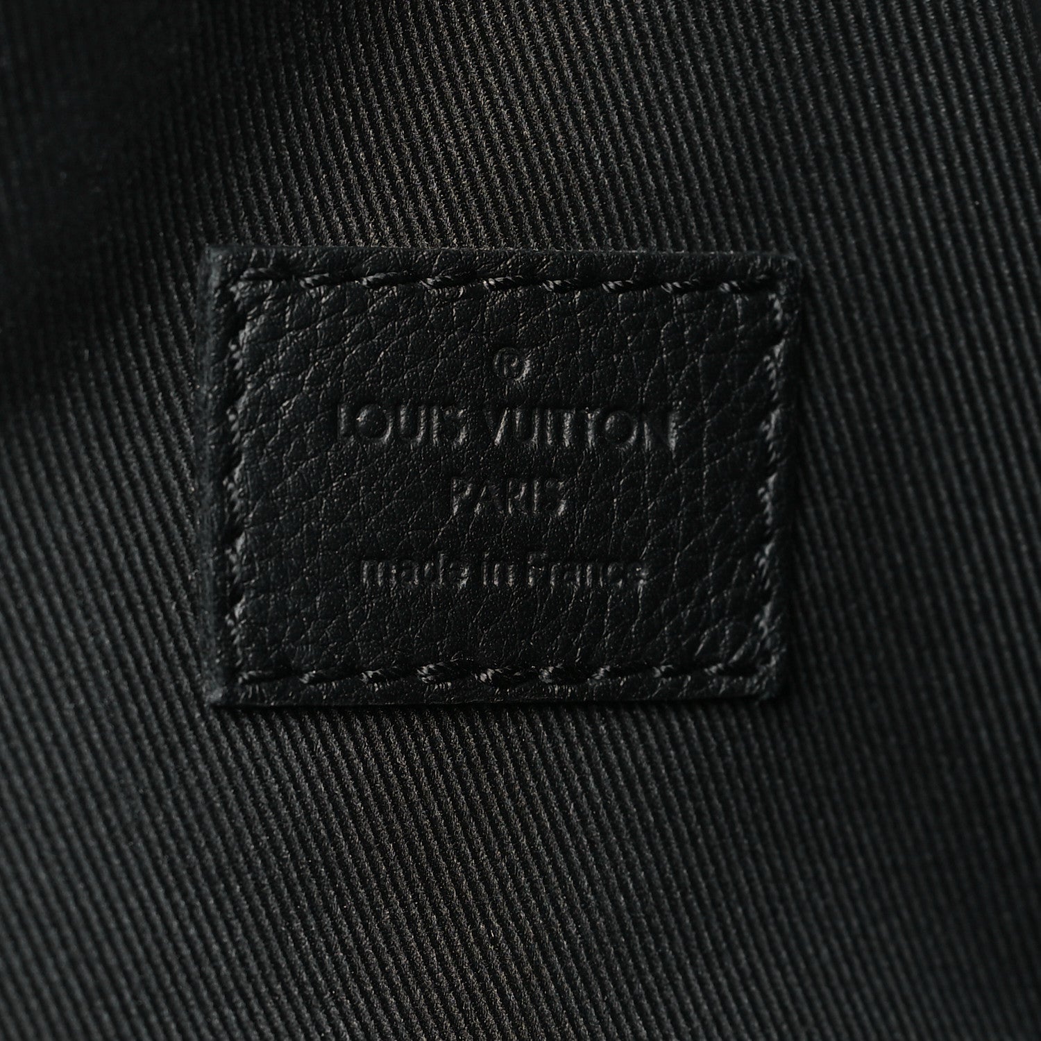 Louis Vuitton Calfskin Shadow Monogram Duo Slingbag Black 6 of 9