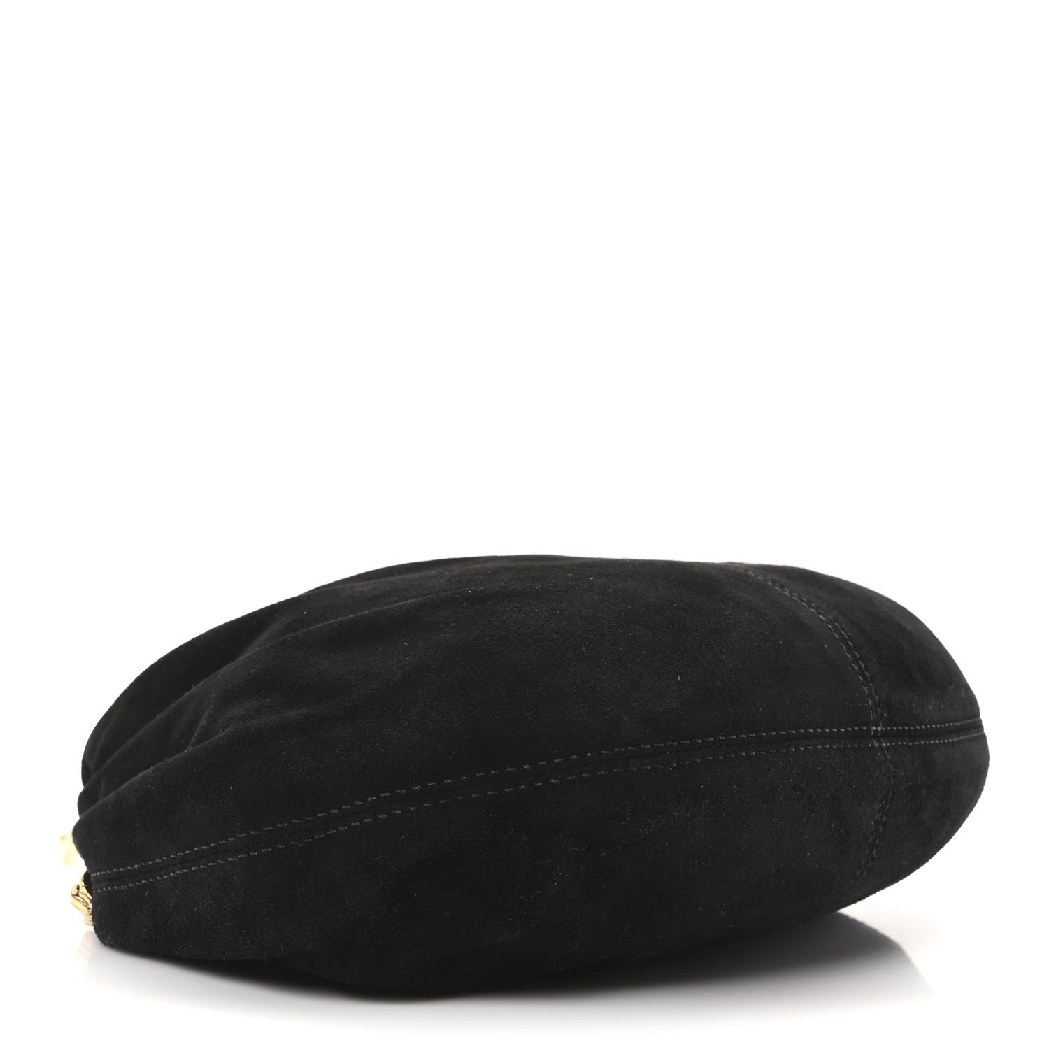 Chloe Suede Calfskin Small Snake Bracelet Hobo Bag Black 4 of 9
