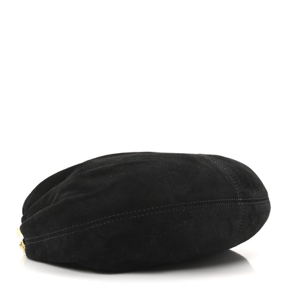 Chloe Suede Calfskin Small Snake Bracelet Hobo Bag Black 4 of 9