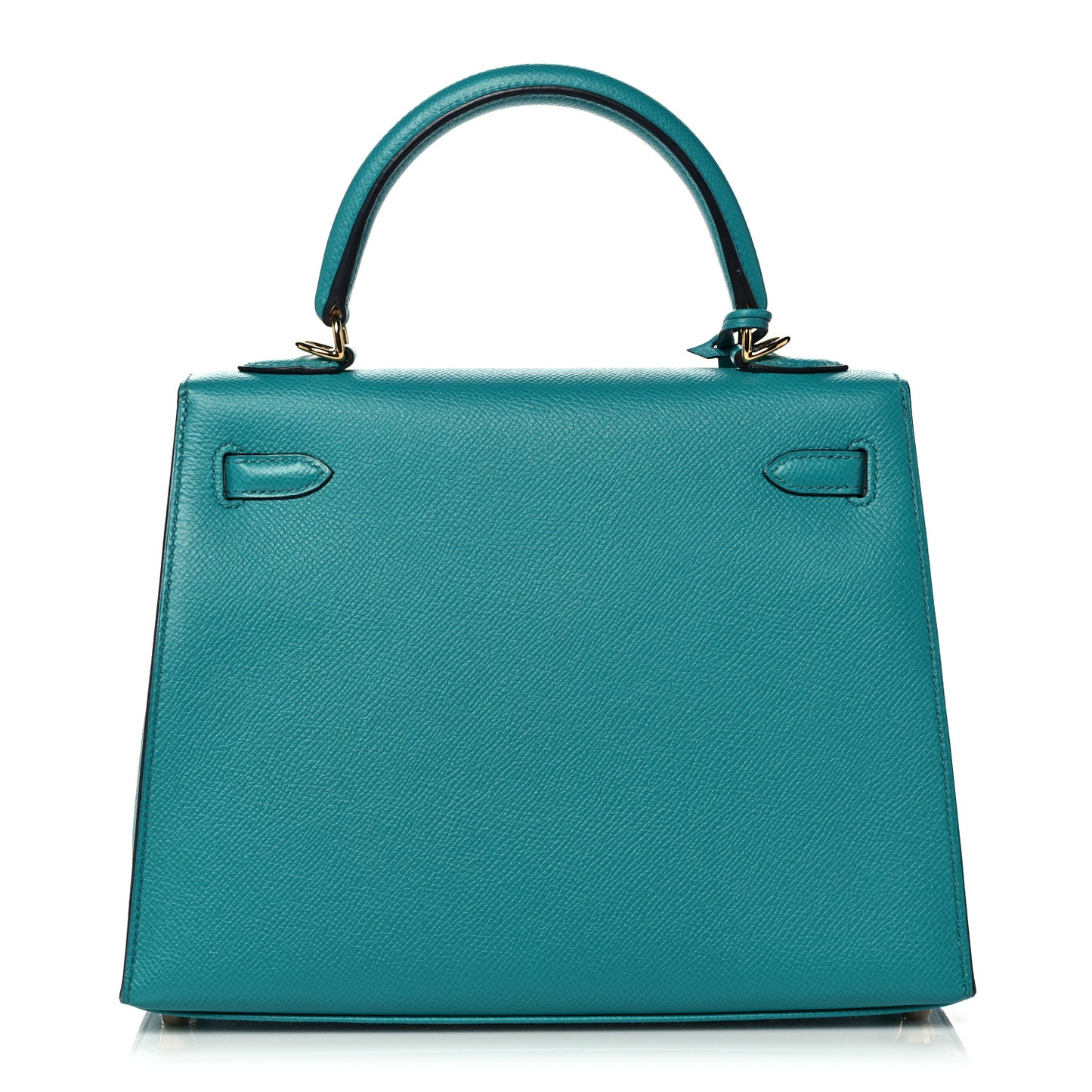 Epsom Kelly Sellier 25 Bleu Paon