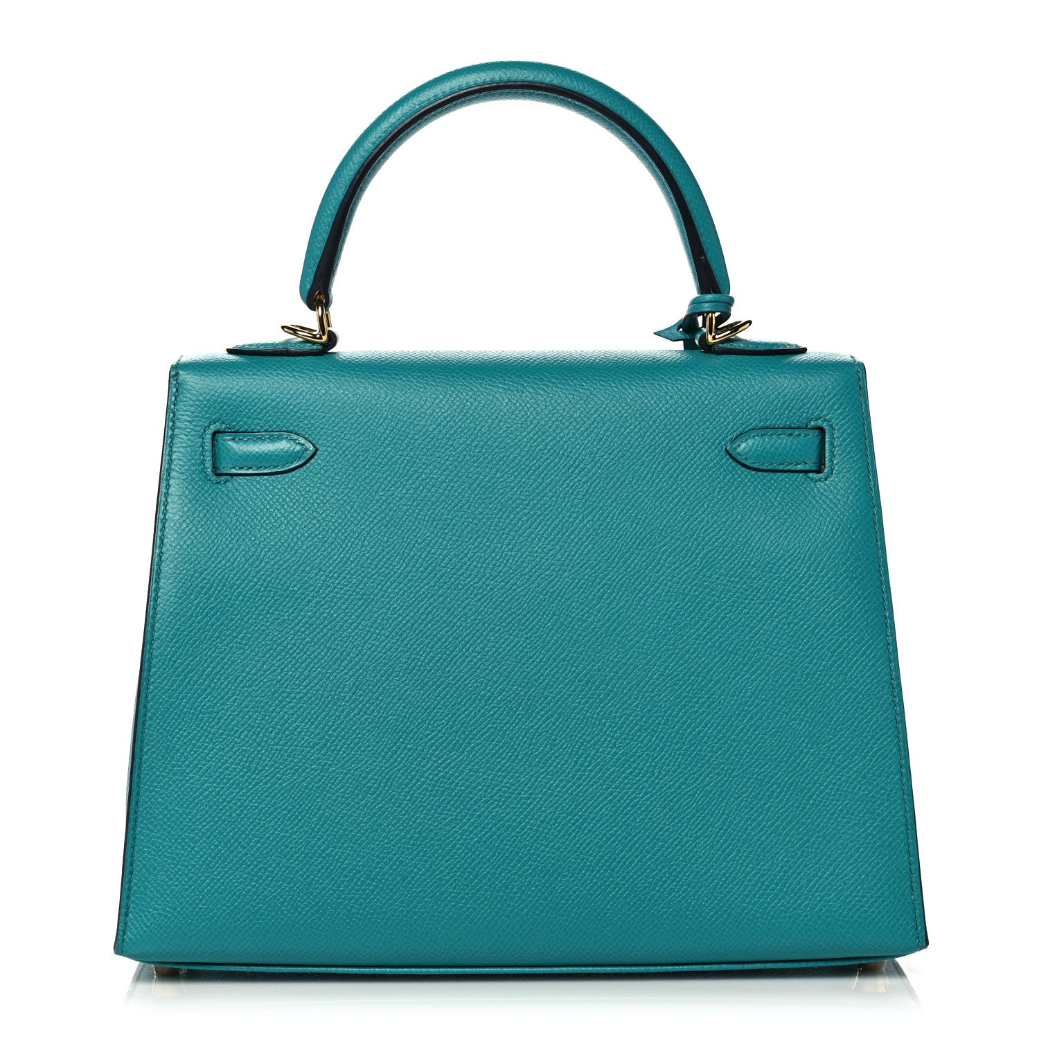 Hermes Epsom Kelly Sellier 25 Bleu Paon 3 of 37
