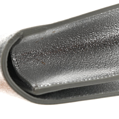 Saint Laurent Textured Metallic Calfskin Classic Monogram Cassandre Clutch Silver 7 of 13