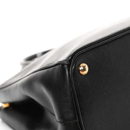 Prada Saffiano Medium Galleria Double Zip Tote Black 12 of 18