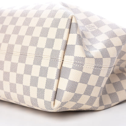 Louis Vuitton Damier Azur Graceful MM Rose Ballerine 11 of 13