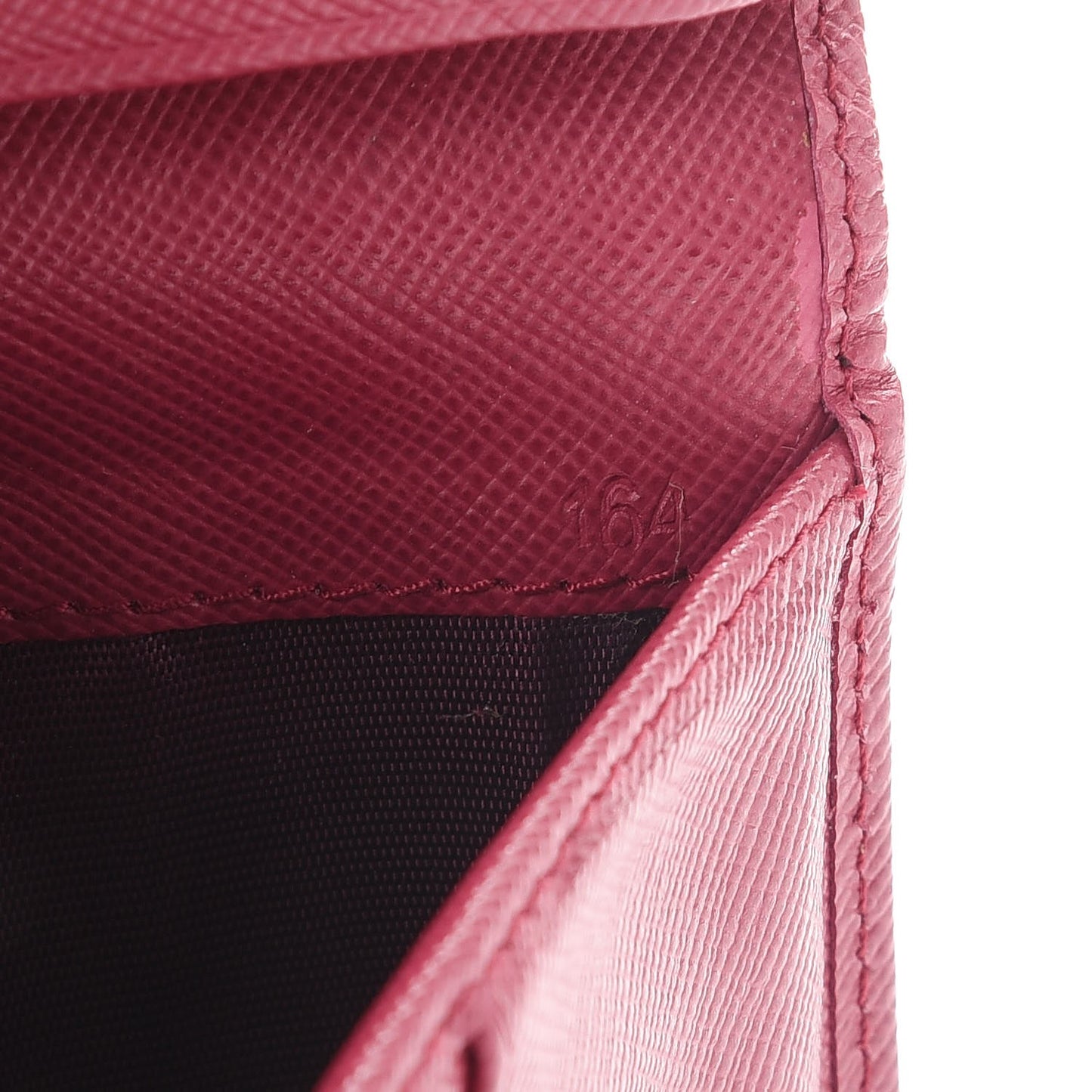 Saffiano Metal Continental Flap Wallet Peonia