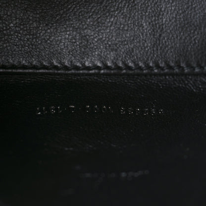 Balenciaga Washed Denim BB Monogram Hourglass Top Handle Bag XS Black 7 of 9