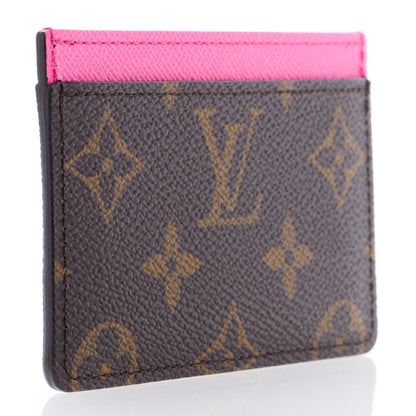 Louis Vuitton Monogram 2022 Christmas Animation Seoul Cardholder Fuchsia 3 of 6