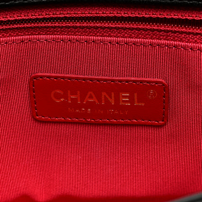 Chanel Lambskin Small A Real Catch Flap Bag Black 7 of 10